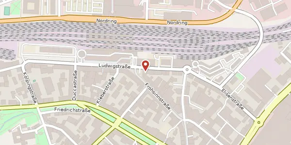 Karte der Umgebung von Frohsinnstraße 32, 63739 Aschaffenburg