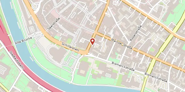 Karte der Umgebung von Bleichstraße 3, 66111 Saarbrücken