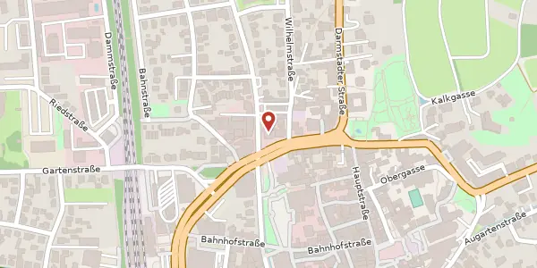 Karte der Umgebung von Rodensteinstr. 9, 64625 Bensheim