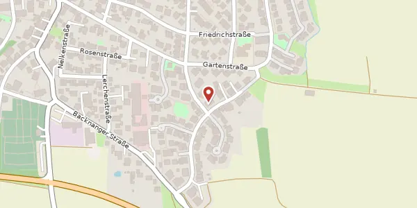 Karte der Umgebung von Tulpenstraße 11/1, 71546 Aspach