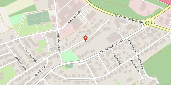 Karte der Umgebung von Heidestraße 80, 56154 Boppard-Buchholz