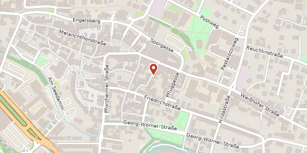 Karte der Umgebung von Bessergasse 1, 75015 Bretten