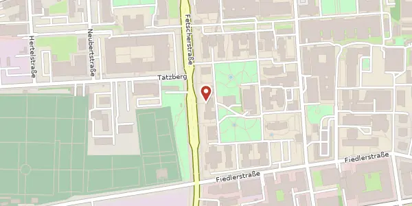 Karte der Umgebung von Fetscherstraße 74, 01307 Dresden