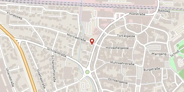 Karte der Umgebung von Unterer Graben 16, 97980 Bad Mergentheim
