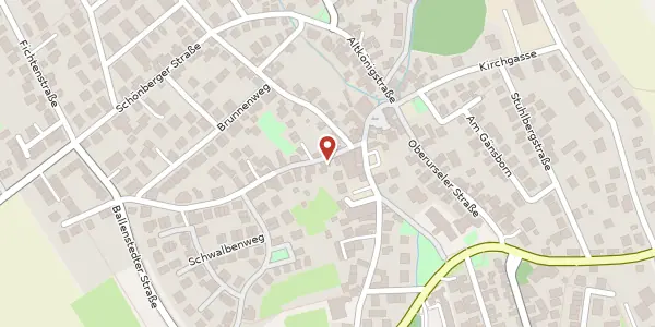 Karte der Umgebung von Limburger Str. 13, 61476 Kronberg