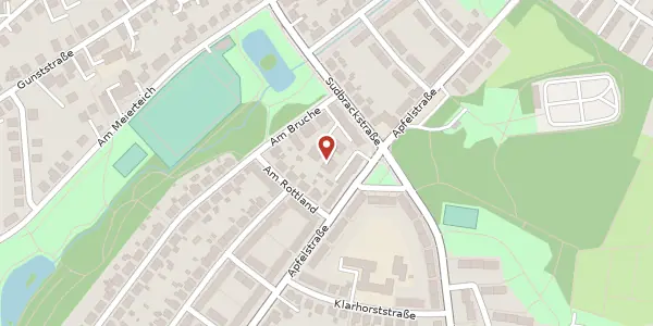 Karte der Umgebung von Am Bruche 5, 33613 Bielefeld