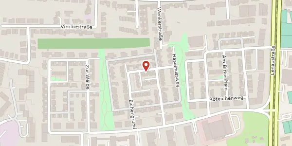 Karte der Umgebung von Eichengrund 35, 40470 Düsseldorf