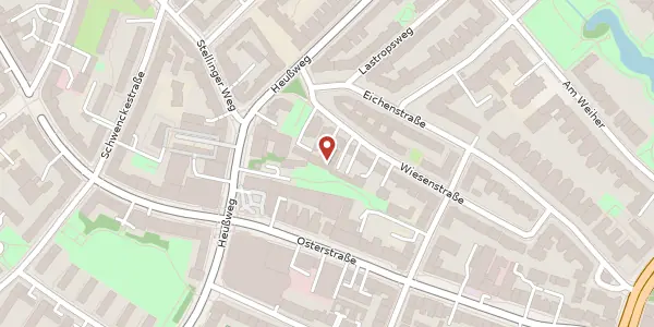 Karte der Umgebung von Wiesenstraße 43a, 20255 Hamburg