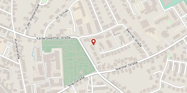 Karte der Umgebung von Leipziger Str. 34, 40668 Meerbusch