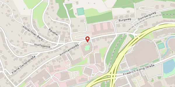 Karte der Umgebung von Werner-Seelenbinder-Straße 17, 98529 Suhl