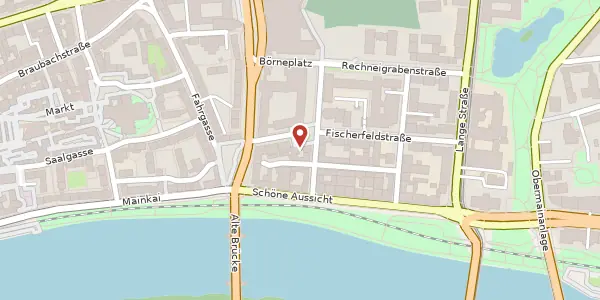 Karte der Umgebung von Brückhofstr. 1, 60311 Frankfurt