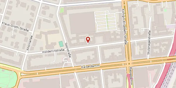Karte der Umgebung von Fredericiastraße 12, 14050 Berlin