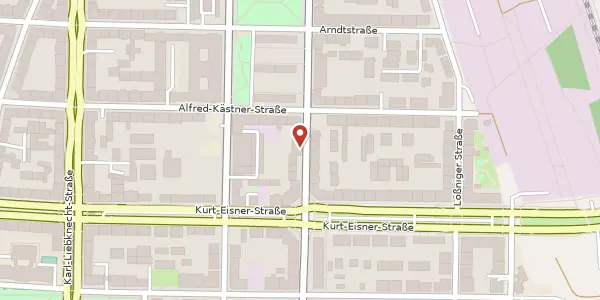 Karte der Umgebung von Arthur-Hoffmann-Straße 80, 04275 Leipzig
