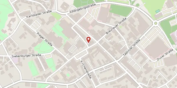 Karte der Umgebung von Stadtplatz 2-4, 84478 Waldkraiburg