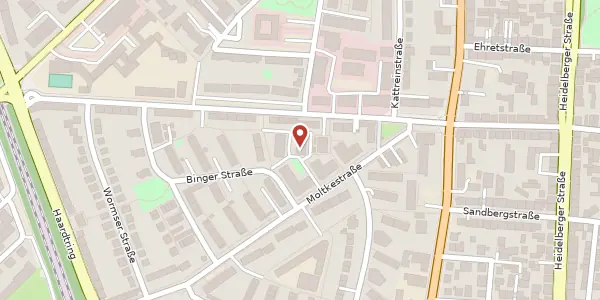 Karte der Umgebung von Moltkestr. 17, 64295 Darmstadt