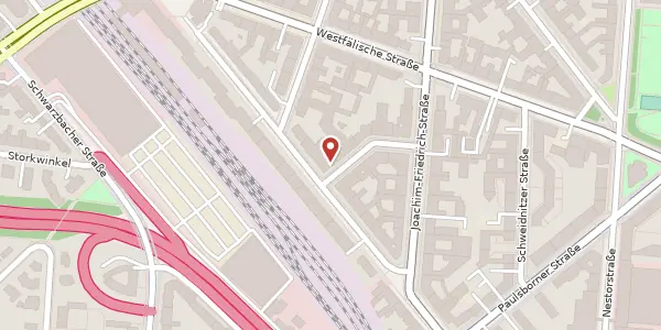 Karte der Umgebung von Halberstädter Straße 6, 10711 Berlin