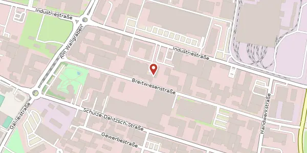 Karte der Umgebung von Breitwiesenstraße 9, 70565 Stuttgart