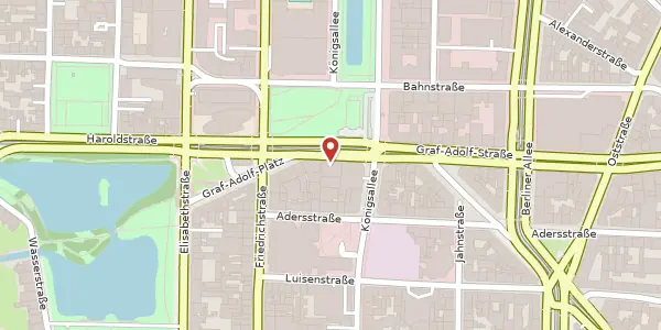 Karte der Umgebung von Graf-Adolf-Platz 12, 40213 Düsseldorf