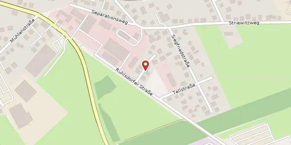 Karte der Umgebung von Kurt-Zieger-Weg 4, 14532 Stahnsdorf