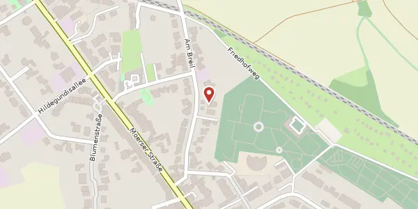Karte der Umgebung von Am Breil 13, 40667 Meerbusch