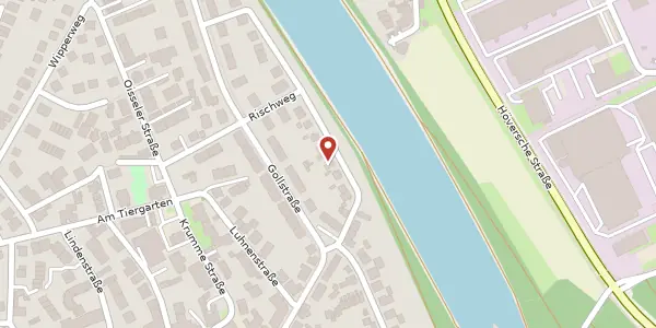 Karte der Umgebung von Am Kanal 22, 30559 Hannover