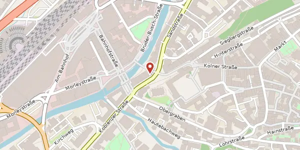 Karte der Umgebung von Kölner Tor 10, 57072 Siegen