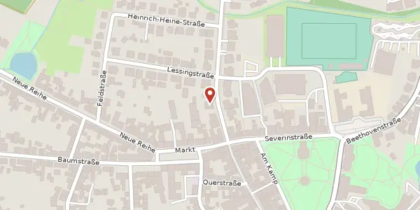Karte der Umgebung von Goethestraße 1, 18209 Bad Doberan