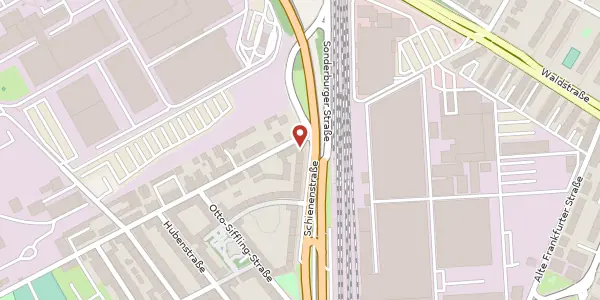 Karte der Umgebung von Schienenstraße 43, 68305 Mannheim