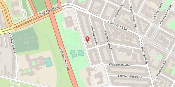 Karte der Umgebung von Windheimstraße 19, 30451 Hannover