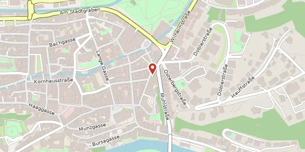 Karte der Umgebung von Pfleghofstraße 8, 72070 Tübingen