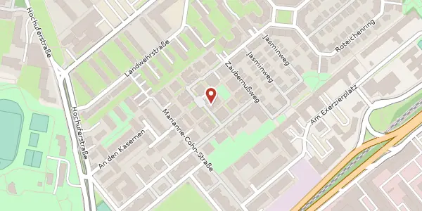 Karte der Umgebung von Eva-Hermann-Straße 8, 68167 Mannheim