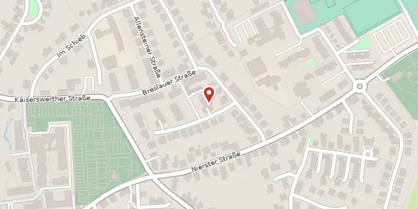 Karte der Umgebung von Leipziger Str. 2, 40668 Meerbusch