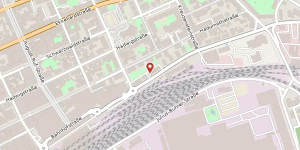 Karte der Umgebung von Bahnhofstraße 35, 78224 Singen (Hohentwiel)