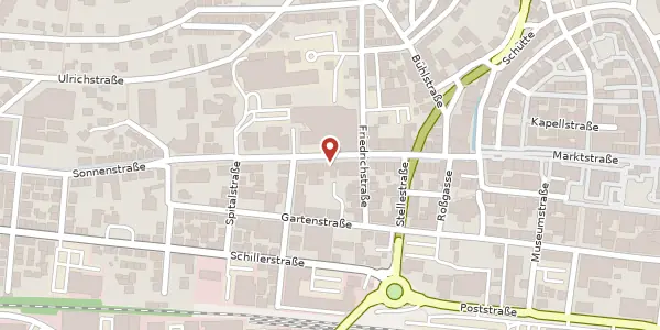 Karte der Umgebung von Sonnenstraße 31, 72458 Albstadt