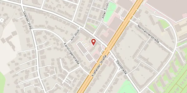 Karte der Umgebung von Merowingerstr. 7, 52070 Aachen