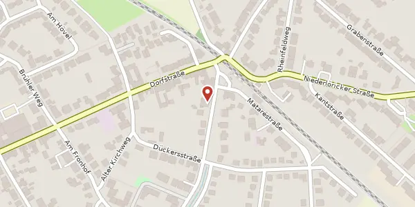 Karte der Umgebung von Poststr. 68a, 40667 Meerbusch