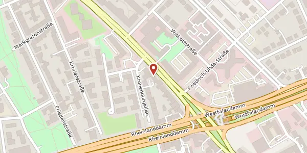 Karte der Umgebung von Märkische Str. 115, 44141 Dortmund