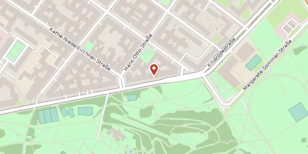 Karte der Umgebung von Am Friedrichshain 3, 10407 Berlin