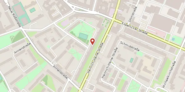 Karte der Umgebung von Heinrich-Heine-Straße 6, 10179 Berlin