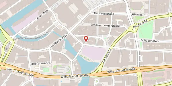 Karte der Umgebung von Neß 1, 20457 Hamburg