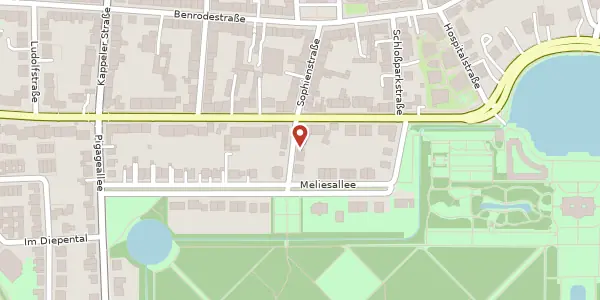 Karte der Umgebung von Sophienstr. 23, 40597 Düsseldorf