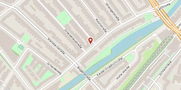 Karte der Umgebung von Bismarckstraße 98, 20253 Hamburg