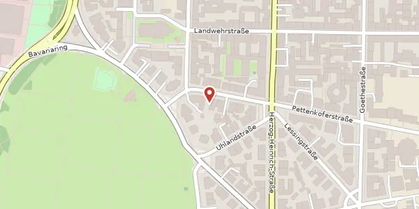 Karte der Umgebung von Pettenkoferstr. 35, 80336 München