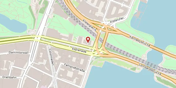 Karte der Umgebung von Esplanade 41, 20354 Hamburg