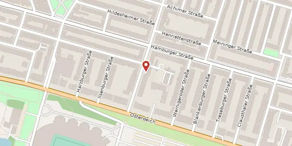 Karte der Umgebung von Verdener Str. 19, 28205 Bremen