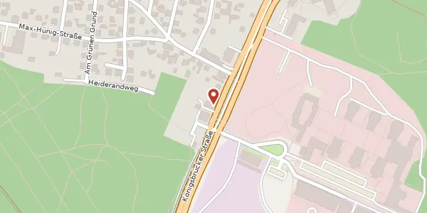 Karte der Umgebung von Königsbrücker Landstraße 5, 01099 Dresden