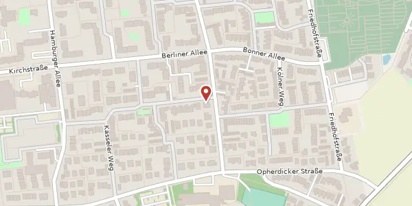 Karte der Umgebung von Düsseldorfer Weg 48, 59439 Holzwickede