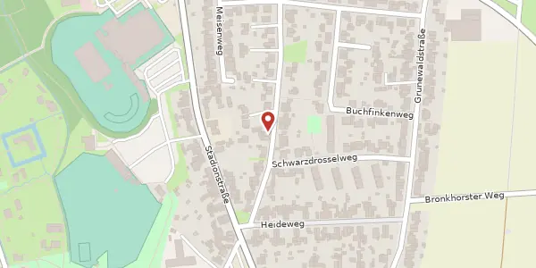 Karte der Umgebung von Buchenweg 25, 47929 Grefrath