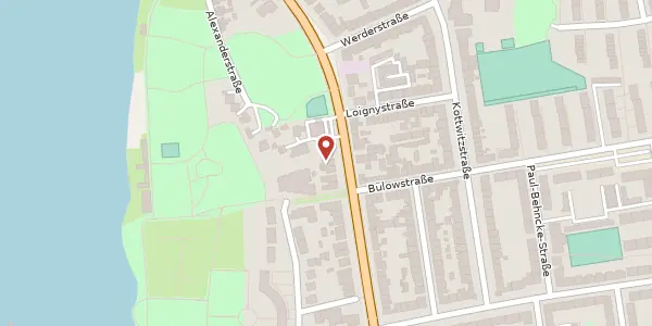 Karte der Umgebung von Marlistraße 42, 23566 Lübeck