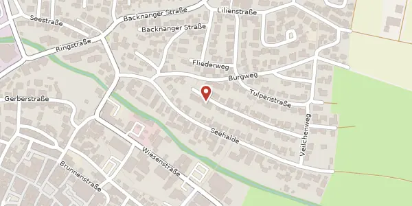 Karte der Umgebung von Rosenstraße 27, 71364 Winnenden